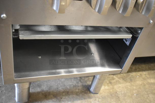 Cooking Performance Group CPG 351CPGDSPRN natural gas 2 burner stock pot range, stainless steel, 160,000 BTU, sturdy condition.