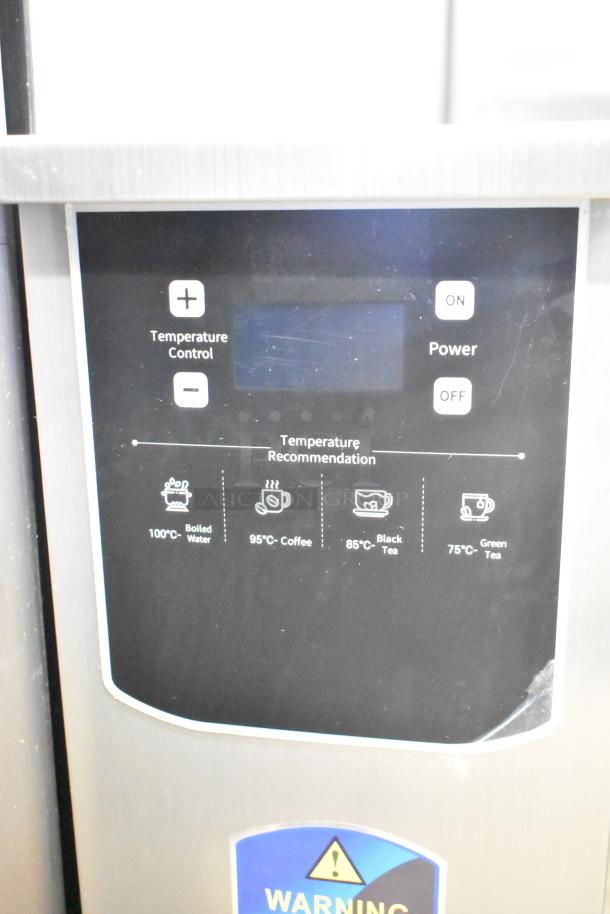 Wonder AMZ-B-20 commercial hot water dispenser, features adjustable temperature settings for beverages, 120V, 1 phase.