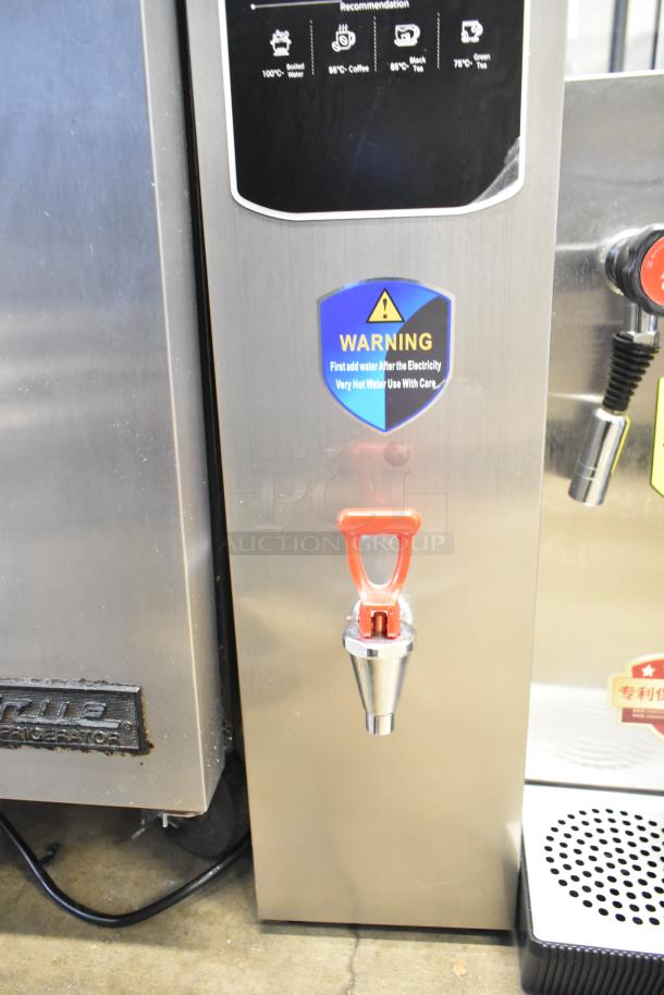 Wonder AMZ-B-20 commercial hot water dispenser, countertop model, stainless steel, 120V, 1 phase, excellent condition.