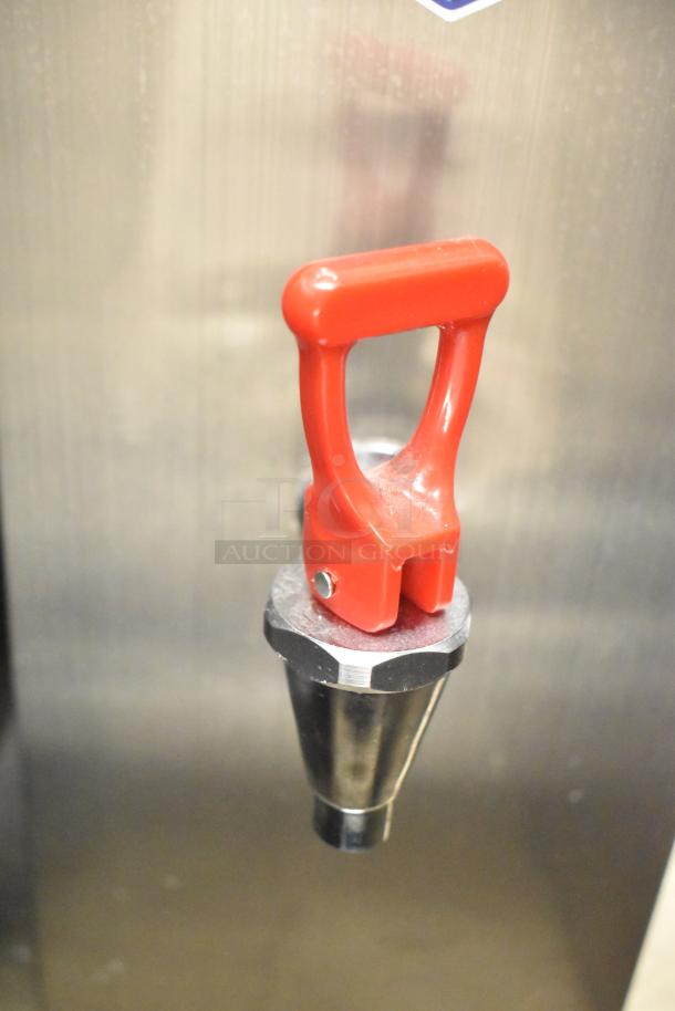 Wonder AMZ-B-20 commercial countertop hot water heater/dispenser with red handle, 120 volts, 1 phase.