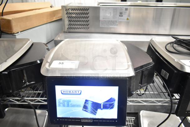 2021 Hobart HTi-7LH4W metal commercial countertop food portioning scale. Tested, working, 120/208-240V, 1 phase.