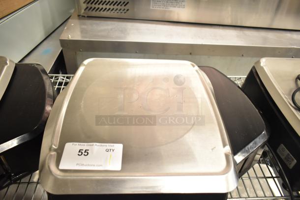 2021 Hobart HTi-7LH4W Metal Commercial Countertop Food Portioning Scale, tested and working, with a label showing item number 55.