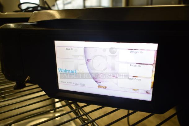 2021 Hobart HTi-7LH4W Commercial Food Scale, metal countertop model, tested and working, digital display showing Tare and Weight options.