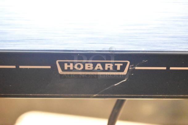2016 Hobart HTi-LH metal commercial scale, tested, working, visible Hobart logo, countertop model, 120/208-240V, 1 phase.