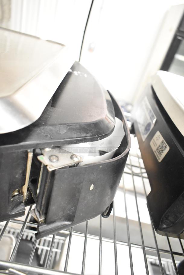 2017 Hobart HTi-7LH26 metal commercial countertop food portioning scale, tested and working, 120/208-240 volts, 1 phase.