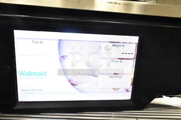 2017 Hobart HTi-7LH26 countertop food scale, no power cord. Display shows weight, price, capacity 30 x 0.01 lb.