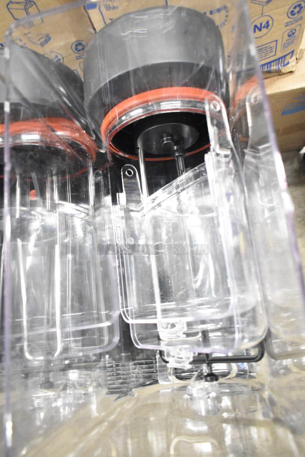 BRAND NEW Narvon 378RBD5G3 Triple 5 Gallon Bowl Refrigerated Beverage Dispenser, scratch and dent, 115V, 1 Phase.