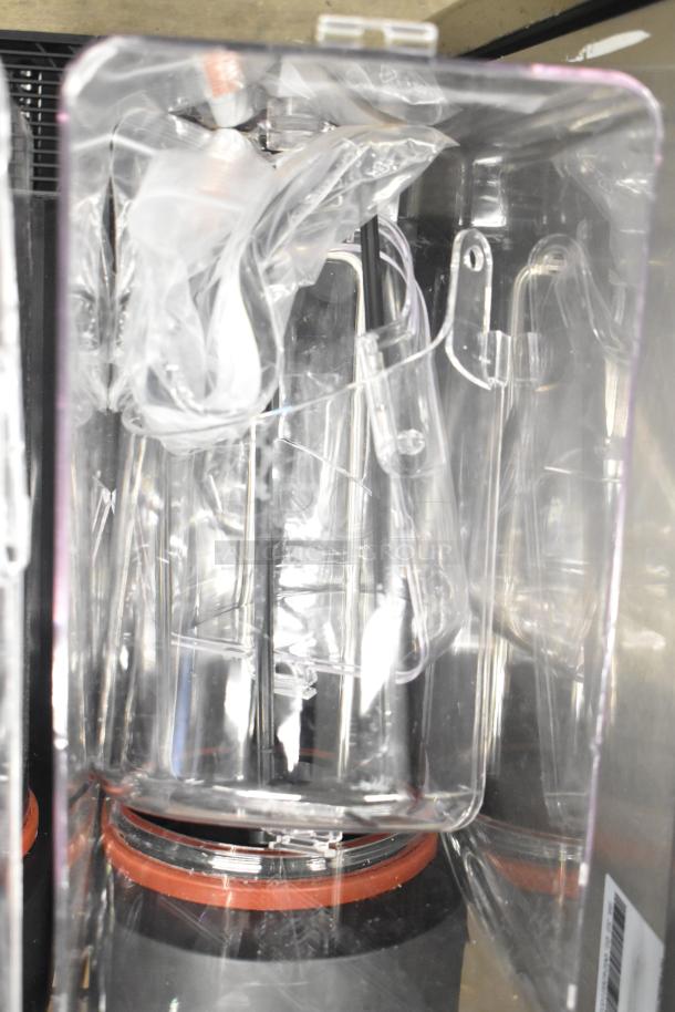 Brand new Narvon 378RBD5G3 triple 5-gallon bowl beverage dispenser, 115 volts, 1 phase, scratch and dent condition.