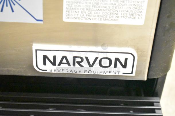 BRAND NEW Narvon 378RBD5G3 Triple 5 Gallon Refrigerated Beverage Dispenser; features scratches; 115V, 1 Phase.