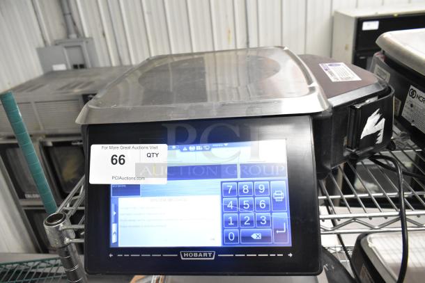 2017 Hobart HTi-LH26 commercial food portioning scale, touchscreen interface, tested working, 120/208-240V, 1 phase.