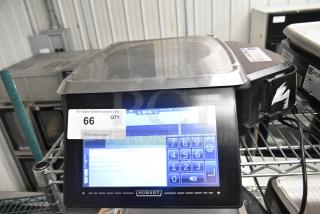 2017 Hobart HTi-LH26 commercial food portioning scale, touchscreen interface, tested working, 120/208-240V, 1 phase.