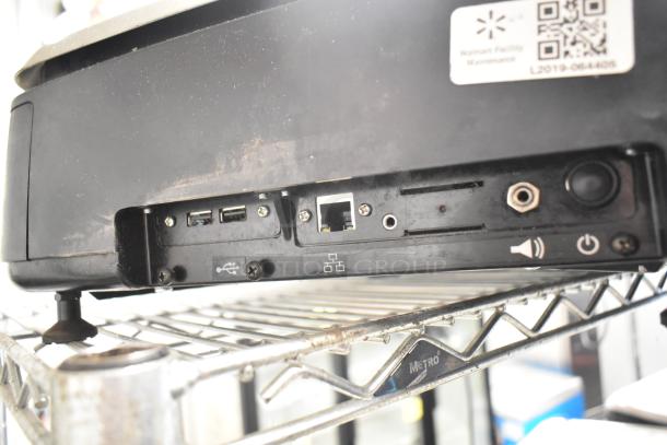 2017 Hobart HTi-LH26 metal commercial food portioning scale, 120/208-240V. Tested, working, with labels and ports visible.