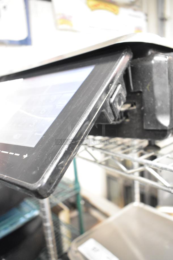 2017 Hobart HTi-LH26 metal commercial food portioning scale, touchscreen interface, tested and working, 120/208-240V.