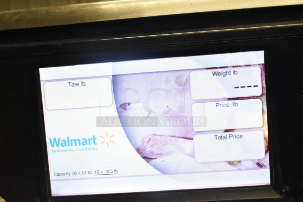 2017 Hobart HTi-7LH26 metal commercial countertop food portioning scale, tested and working. No power cord. Capacity 30 x 0.01 lb, 12 x 0.005 lb.