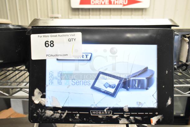 2017 Hobart HTs-LS26 Metal Commercial Countertop Food Portioning Scale with display damage. Tested and working.
