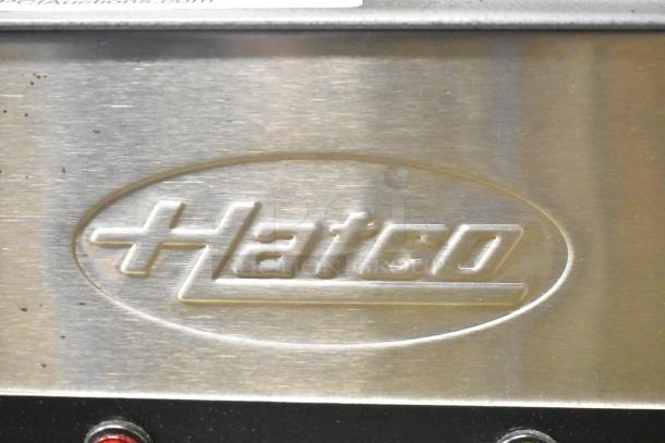Hatco 3CS-9B commercial sanitizing sink heater, stainless steel, 208V, 3 phase, embossed logo, front view.