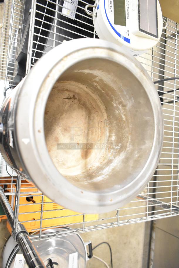 2022 Nemco 6100A 7 Qt. Countertop Warmer, stainless steel, used condition, visible interior wear, 120V, 1 Phase.