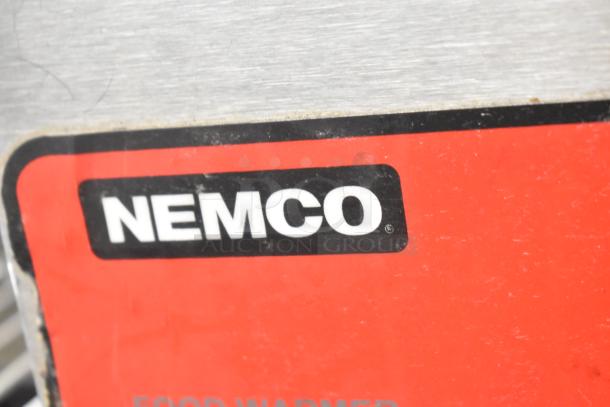 2017 Nemco 6055A Countertop Food Warmer, 120V, 1 Phase, visible Nemco label, durable stainless steel condition.