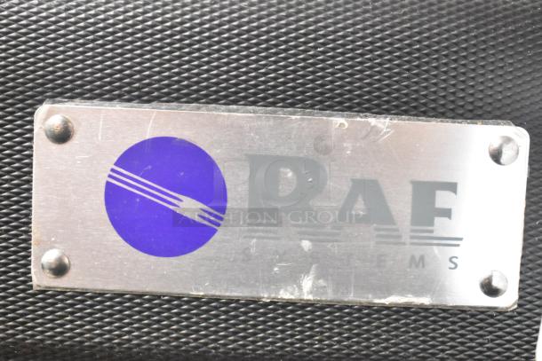 Rae hard case with textured black surface and metal logo plate, featuring Rae Systems branding.
