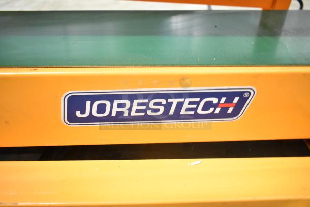 Jorestech CBS-630 countertop continuous band sealer, 110 volts, 1 phase, in excellent condition, with branded label visible.