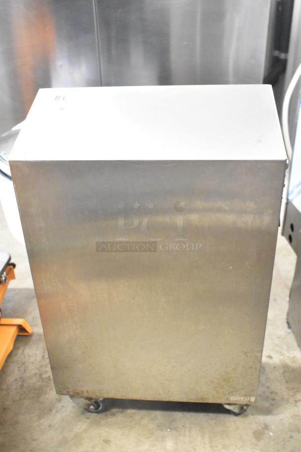 2022 Jun-Air 86R-3MN1-DSBHH Stainless Steel Nitro Brew Nitrogen Generator, 120V, 1 Phase, on casters. Slight wear visible.