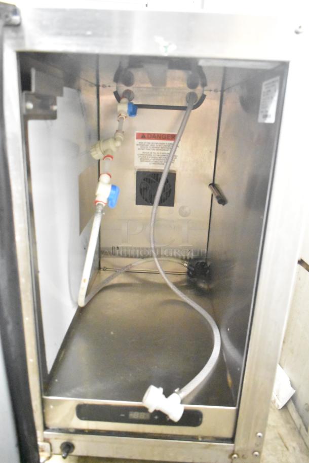 2023 Automatic Bar Controls JT-NITCOM-L Nitro Dispenser, stainless steel, commercial use, 115V, 1 phase, interior view.