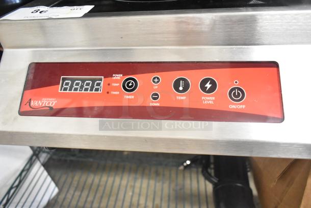 Brand new Avantco 177IC35DB double countertop induction cooker, digital controls, 208-240V, scratch and dent condition.