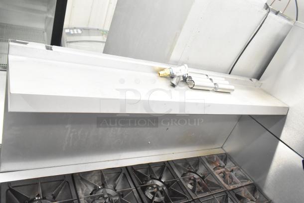 2025 Mainstreet 541E60N 10 Burner Range, natural gas, dual ovens, over shelf, back splash; good condition.