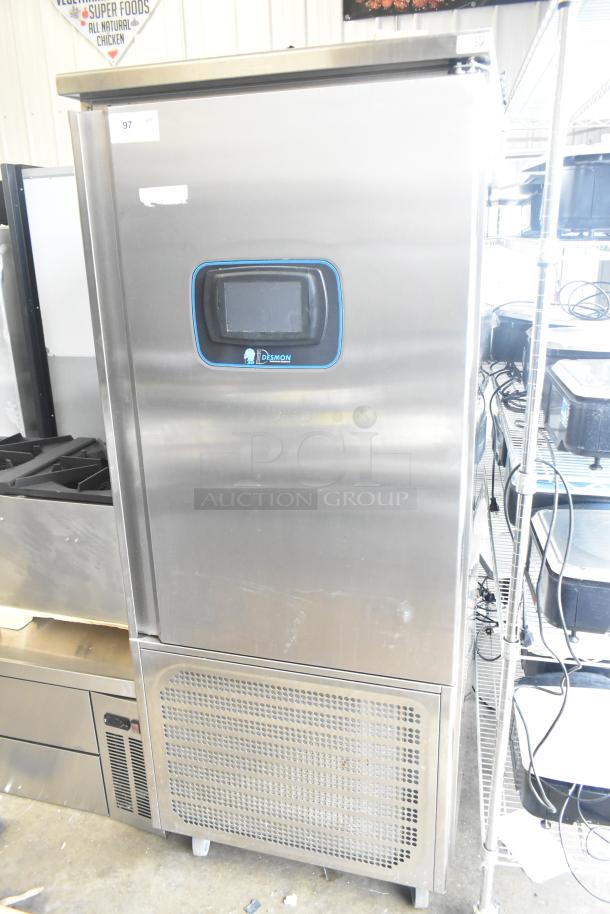 2022 Desmon GBF-15+ETL stainless steel blast chiller shock freezer, 4 probes, 220V, 3-phase, excellent condition.