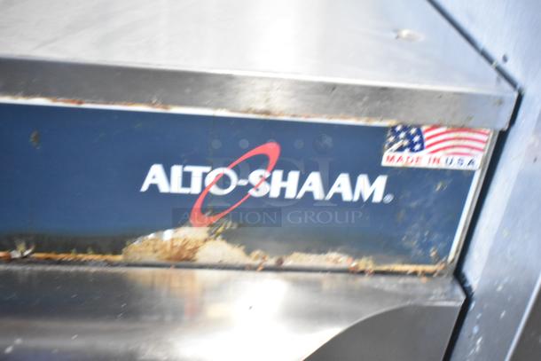 2017 Alto Shaam 500-3DN Commercial Three Drawer Warmer, 120V, 1 Phase, visible wear, "Made in USA" label.