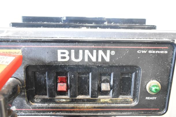 Bunn CWTF35-APS Airpot Brewer, black with controls, hot water faucet, 120/208-240V, used condition.