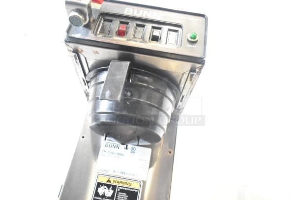 Bunn CWTF35-APS Airpot Brewer with gourmet funnel, hot water faucet, and control panel. Model 23001.0052.