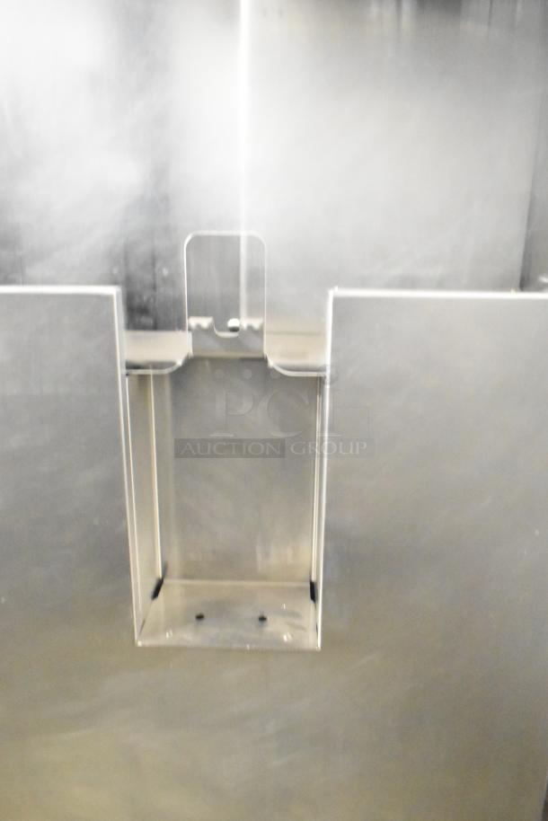 JBT 2ND-GEN-MFJ-HE commercial citrus juicer, floor style, stainless steel, on casters. 115V, 1-phase.