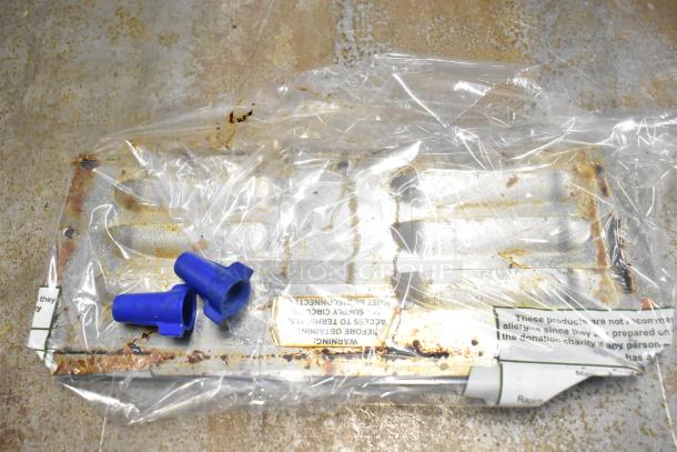 Lang 48T Commercial Electric Griddle, thermostatic controls, 208/240V, visible wear, with wiring connectors.