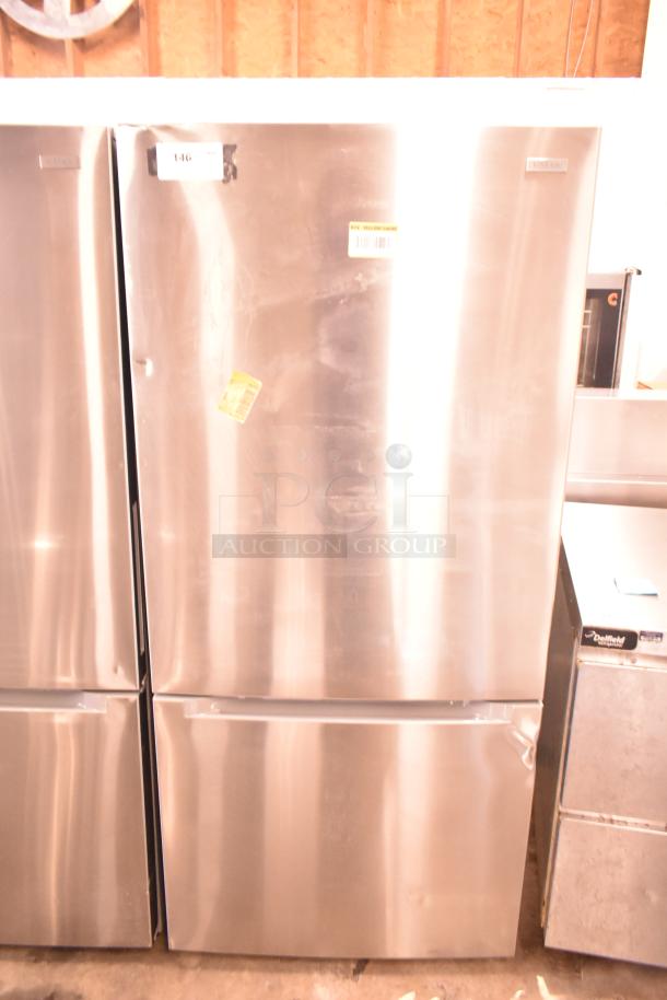 Brand new, scratch and dent 2025 Vissani MDBF18SS reach-in cooler with drawer freezer, 115V, 1 phase, stainless steel.