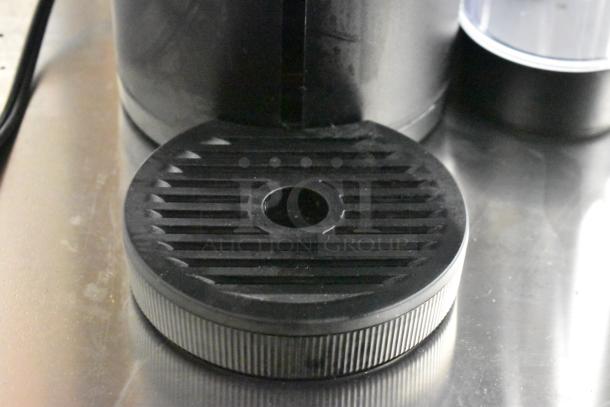 Keurig K91 Single Serve Coffee Maker, black, 120 volts, showing drip tray, used condition.