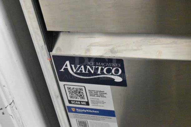 Avantco 194EUCF340A undercounter ice machine, scratch and dent, 340 lb. capacity, 99 lb. bin, 115 volts, 1 phase.