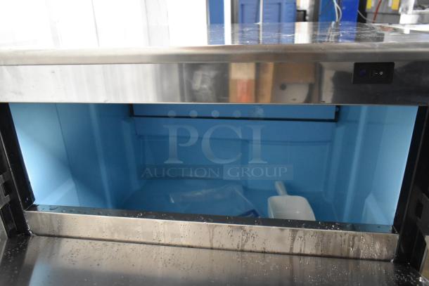 Brand new 2025 Avantco 194EUCF340A undercounter ice machine, full cube, 99 lb. bin, 340 lb. capacity, 115V, 1 phase.
