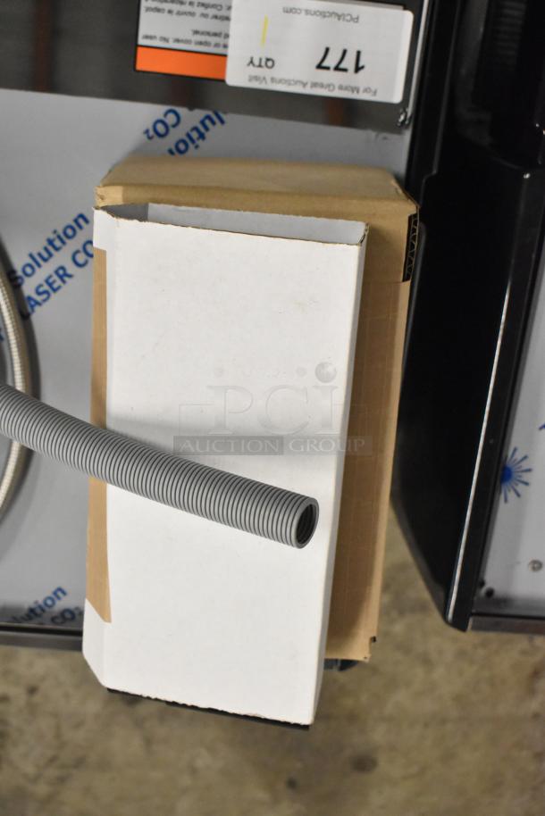 Brand new Gaggia MGV293NPU Vetro Black 3 Group Automatic Espresso Machine with scratch and dent condition. 220/230V, 1 Phase.