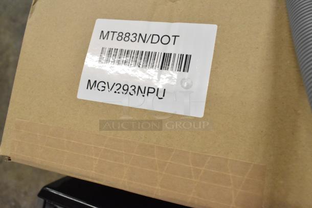 Brand new Gaggia MGV293NPU Vetro Black 3 Group Automatic Espresso Machine box with model label. Scratch and dent condition.