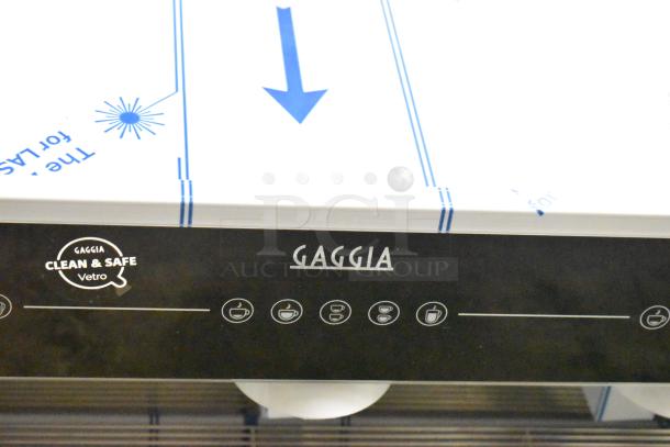 Brand new Gaggia MGV293NPU Vetro Black 3 Group Automatic Espresso Machine, 220/230V, scratch and dent model.