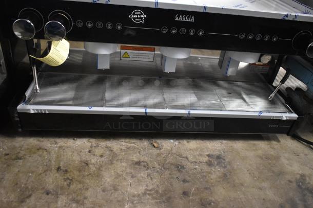 BRAND NEW Gaggia MGV293NPU Vetro Black 3 Group Automatic Espresso Machine, Scratch and Dent, 220/230V, 1 Phase.