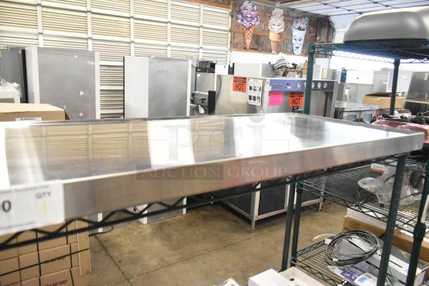 Brand new 2025 ServIt 423HSW2048 48" stainless steel heated shelf warmer, 120V, 1 Phase, with minor scratches and dents.