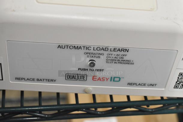 BRAND NEW Dual-Lite EVHC6IDP LED emergency light, scratch and dent. Features EasyID and Hubbell EVSCEZP enclosure.