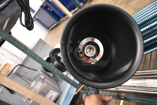 BRAND NEW CK7416D0170 warming lamp, 120V, 1 phase. Black dome, scratch and dent condition, shiny interior.