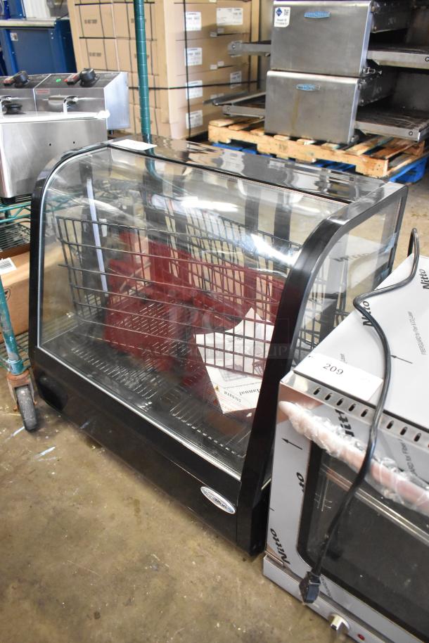 KoolMore CDC-3C-BK Countertop Display Refrigerator, 3.6 Cu Ft, black, scratch and dent, 115V, 1 phase, new condition.