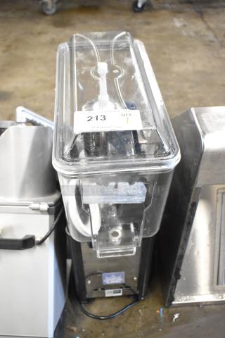 Carnival King 382RBD3G1 3-Gallon Bowl Refrigerated Beverage Dispenser, 120V, single phase, with label "213 QTY."