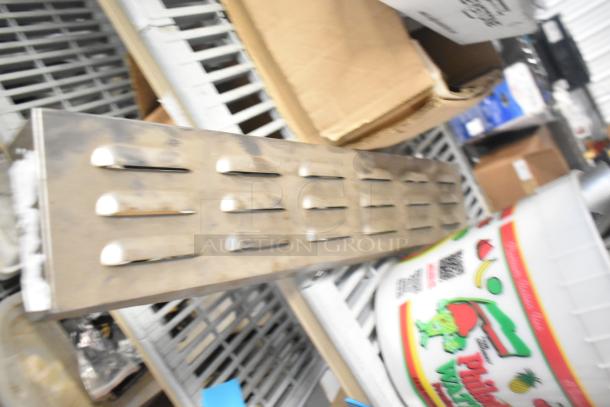 Tier lot including Flavor Burst parts, bin, Turbochef kickplate, ballasts; mixed condition, some wear visible.