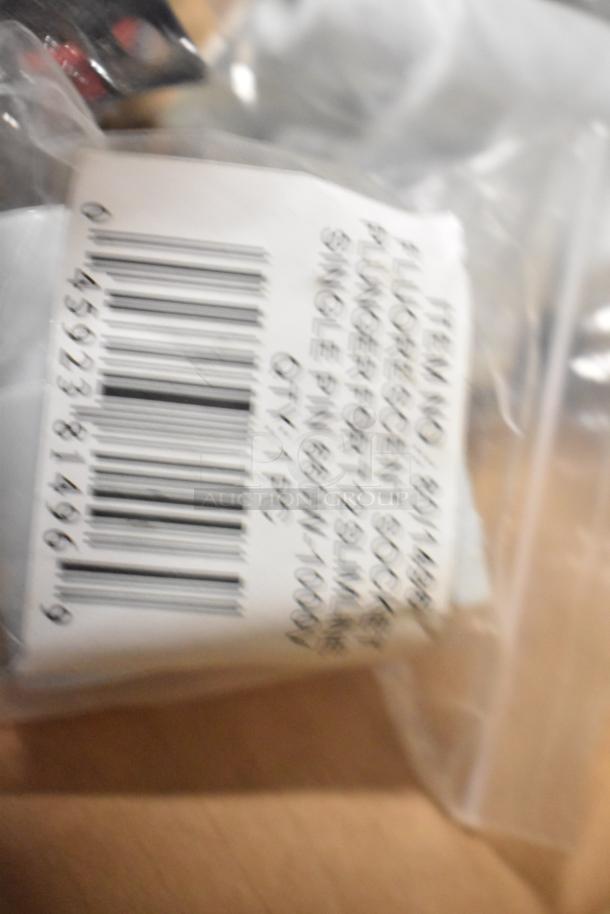 ALL ONE MONEY tier lot with Flavor Burst parts, drop-in bin, Turbochef kickplate, and ballasts. Label indicates fluorescent socket details.