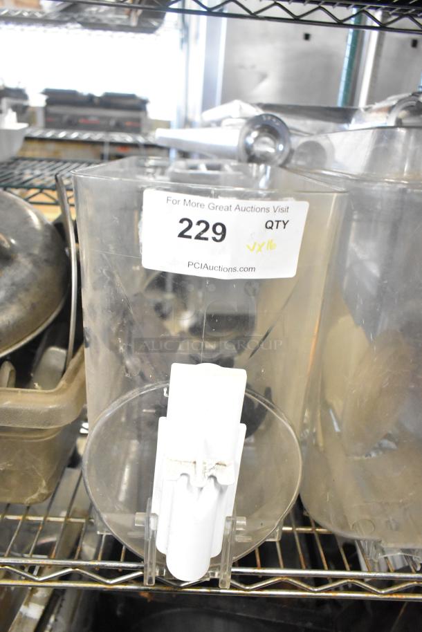 All-in-one tier lot featuring slushie machine hoppers, metal panels, meat grinder tray, pelican head grating blade; visible label "229."